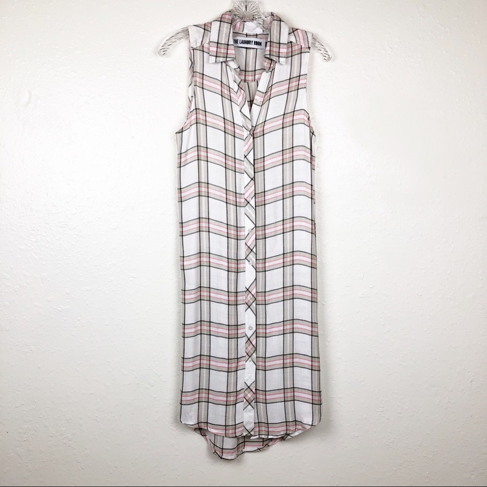 The Laundry Room Lonestar Plaid Sleeveless‎ Dress